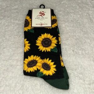 Sock Smith Sunflower Socks NWT